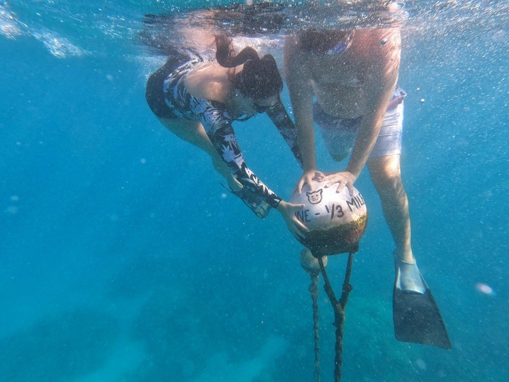 Sink a buoy Tuesday - on the Ironman course on Big Island Hawaii